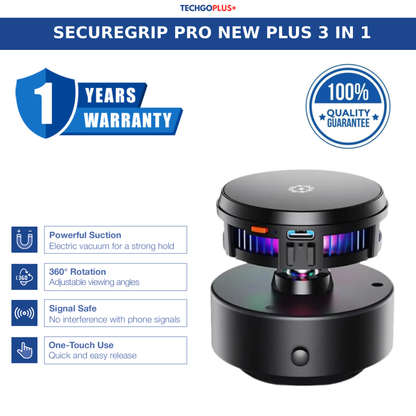 TGP™ SecureGrip Pro Magnetic Holder New Plus 3 In 1 Ultra