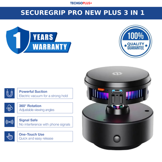 TGP™ SecureGrip Pro Magnetic Holder New Plus 3 In 1 Ultra